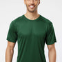 Paragon Mens Islander Performance Moisture Wicking Short Sleeve Crewneck T-Shirt - Hunter Green