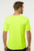 Paragon 200 Mens Islander Performance Moisture Wicking Short Sleeve Crewneck T-Shirt Safety Green Model Back