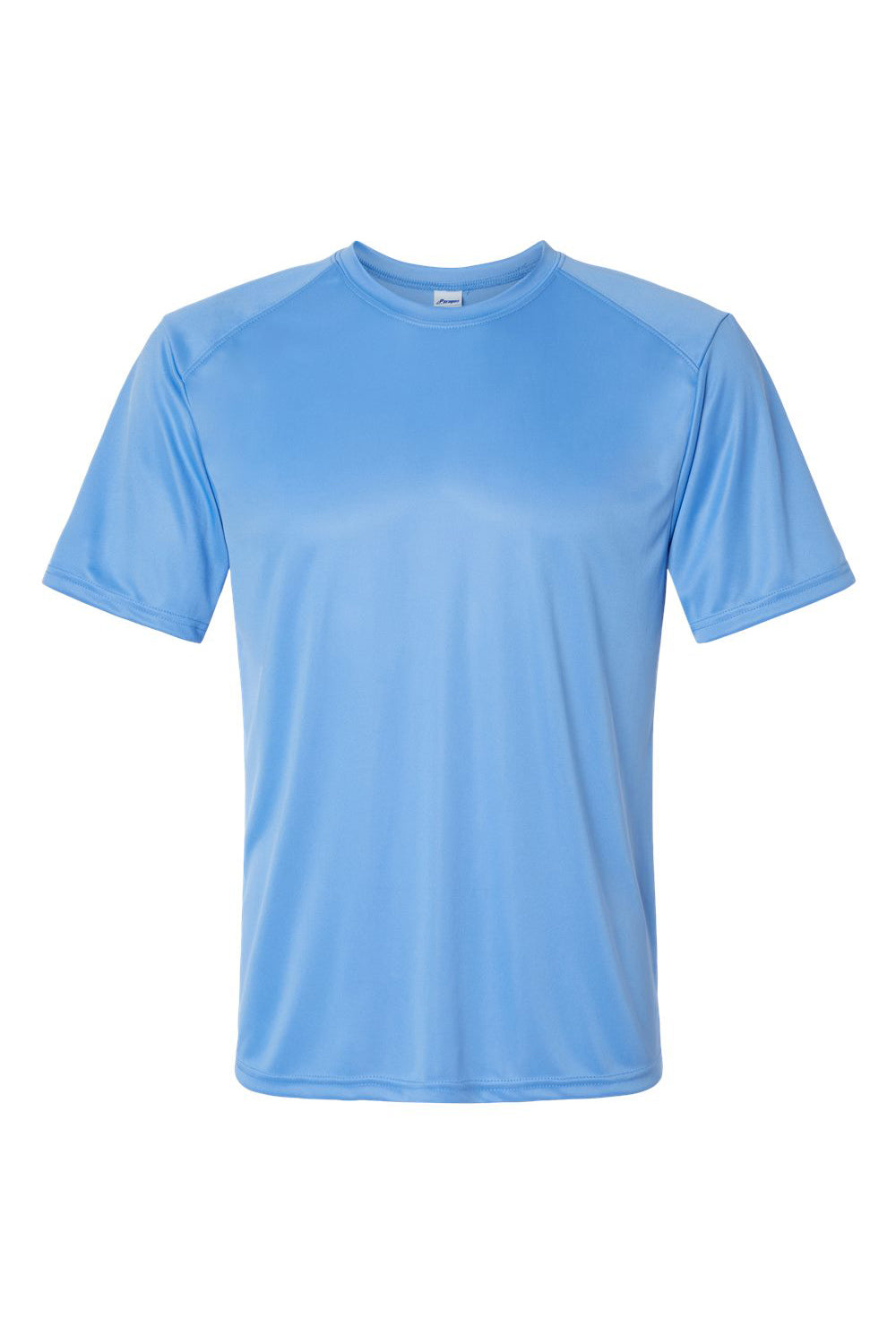 Paragon 200 Mens Islander Performance Moisture Wicking Short Sleeve Crewneck T-Shirt Bimini Blue Flat Front
