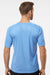 Paragon 200 Mens Islander Performance Moisture Wicking Short Sleeve Crewneck T-Shirt Bimini Blue Model Back