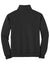 Jerzees 995M/995MR Mens NuBlend Pill Resistant Fleece 1/4 Zip Sweatshirt Black Flat Back