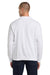 Jerzees 995M/995MR Mens NuBlend Pill Resistant Fleece 1/4 Zip Sweatshirt White Model Back