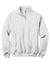 Jerzees 995M/995MR Mens NuBlend Pill Resistant Fleece 1/4 Zip Sweatshirt Ash Grey Flat Front