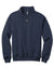 Jerzees 995M/995MR Mens NuBlend Pill Resistant Fleece 1/4 Zip Sweatshirt Navy Blue Flat Front