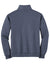 Jerzees 995M/995MR Mens NuBlend Pill Resistant Fleece 1/4 Zip Sweatshirt Vintage Heather Navy Blue Flat Back