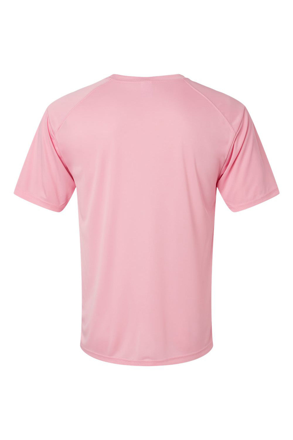 Paragon 200 Mens Islander Performance Short Sleeve Crewneck T-Shirt Charity Pink Flat Back
