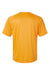 Paragon 200 Mens Islander Performance Moisture Wicking Short Sleeve Crewneck T-Shirt Gold Flat Back