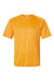 Paragon 200 Mens Islander Performance Short Sleeve Crewneck T-Shirt Gold Flat Front