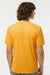 Paragon 200 Mens Islander Performance Moisture Wicking Short Sleeve Crewneck T-Shirt Gold Model Back