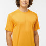 Paragon Mens Islander Performance Moisture Wicking Short Sleeve Crewneck T-Shirt - Gold