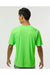 Paragon 200 Mens Islander Performance Short Sleeve Crewneck T-Shirt Neon Lime Green Model Back