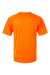 Paragon 200 Mens Islander Performance Short Sleeve Crewneck T-Shirt Neon Orange Flat Back