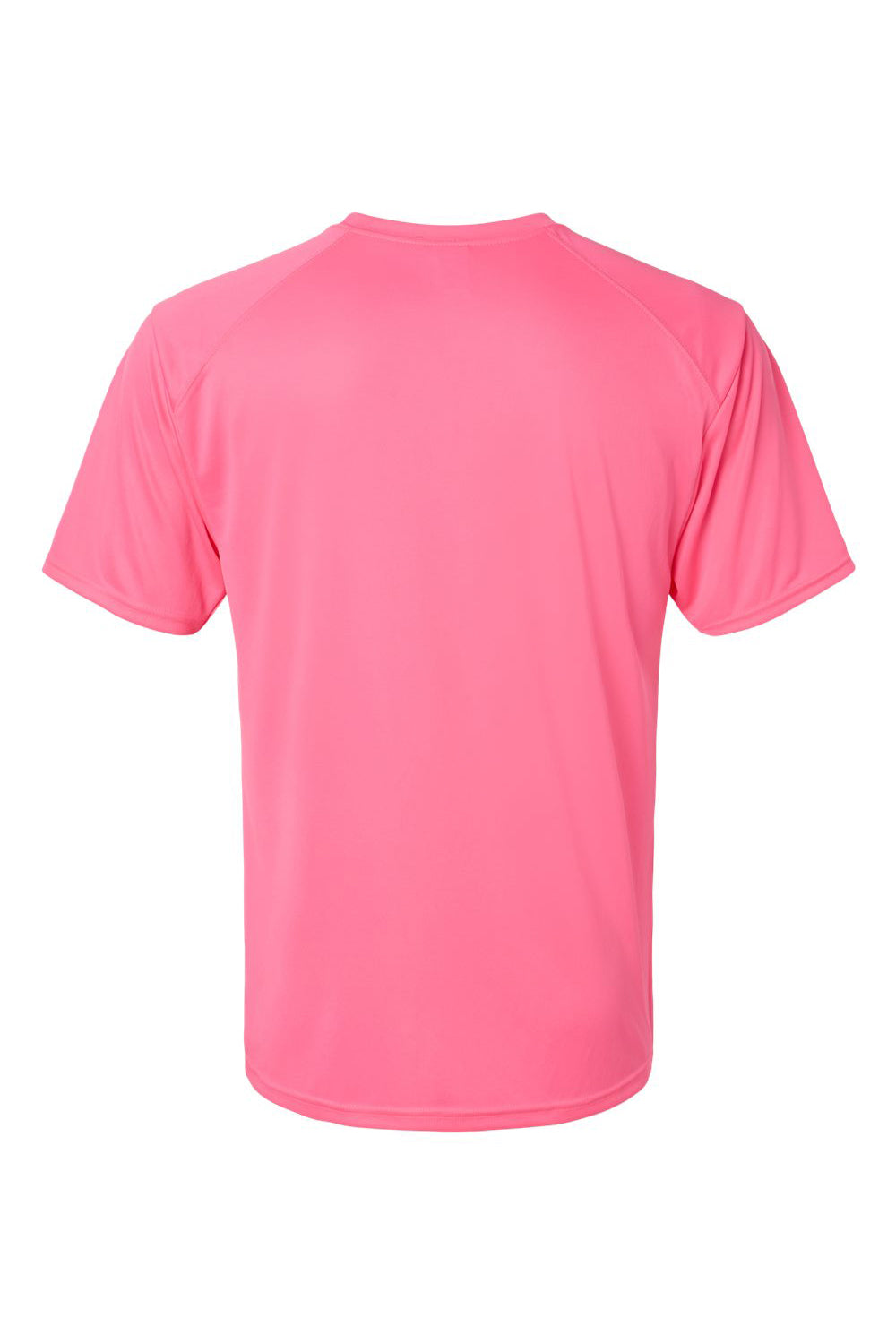 Paragon 200 Mens Islander Performance Short Sleeve Crewneck T-Shirt Neon Pink Flat Back