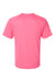 Paragon 200 Mens Islander Performance Short Sleeve Crewneck T-Shirt Neon Pink Flat Back