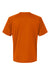 Paragon 200 Mens Islander Performance Moisture Wicking Short Sleeve Crewneck T-Shirt Orange Flat Back