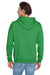 Jerzees 996M/996MR Mens NuBlend Pill Resistant Fleece Hooded Sweatshirt Hoodie w/ Pouch Pocket Kelly Green Model Back