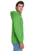 Jerzees 996M/996MR Mens NuBlend Pill Resistant Fleece Hooded Sweatshirt Hoodie w/ Pouch Pocket Kiwi Green Model Side