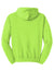 Jerzees 996M/996MR Mens NuBlend Pill Resistant Fleece Hooded Sweatshirt Hoodie w/ Pouch Pocket Neon Green Flat Back