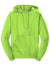 Jerzees 996M/996MR Mens NuBlend Pill Resistant Fleece Hooded Sweatshirt Hoodie w/ Pouch Pocket Neon Green Flat Front