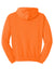 Jerzees 996M/996MR Mens NuBlend Pill Resistant Fleece Hooded Sweatshirt Hoodie w/ Pouch Pocket Safety Orange Flat Back