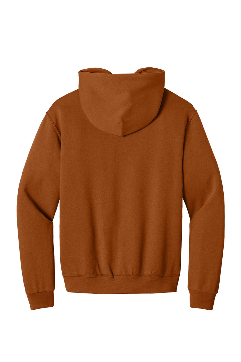 Jerzees 996M/996MR Mens NuBlend Pill Resistant Fleece Hooded Sweatshirt Hoodie w/ Pouch Pocket Texas Orange Flat Back