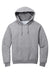 Jerzees 996M/996MR Mens NuBlend Pill Resistant Fleece Hooded Sweatshirt Hoodie w/ Pouch Pocket Heather Grey Flat Front