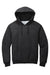 Jerzees 996M/996MR Mens NuBlend Pill Resistant Fleece Hooded Sweatshirt Hoodie w/ Pouch Pocket Heather Black Flat Front