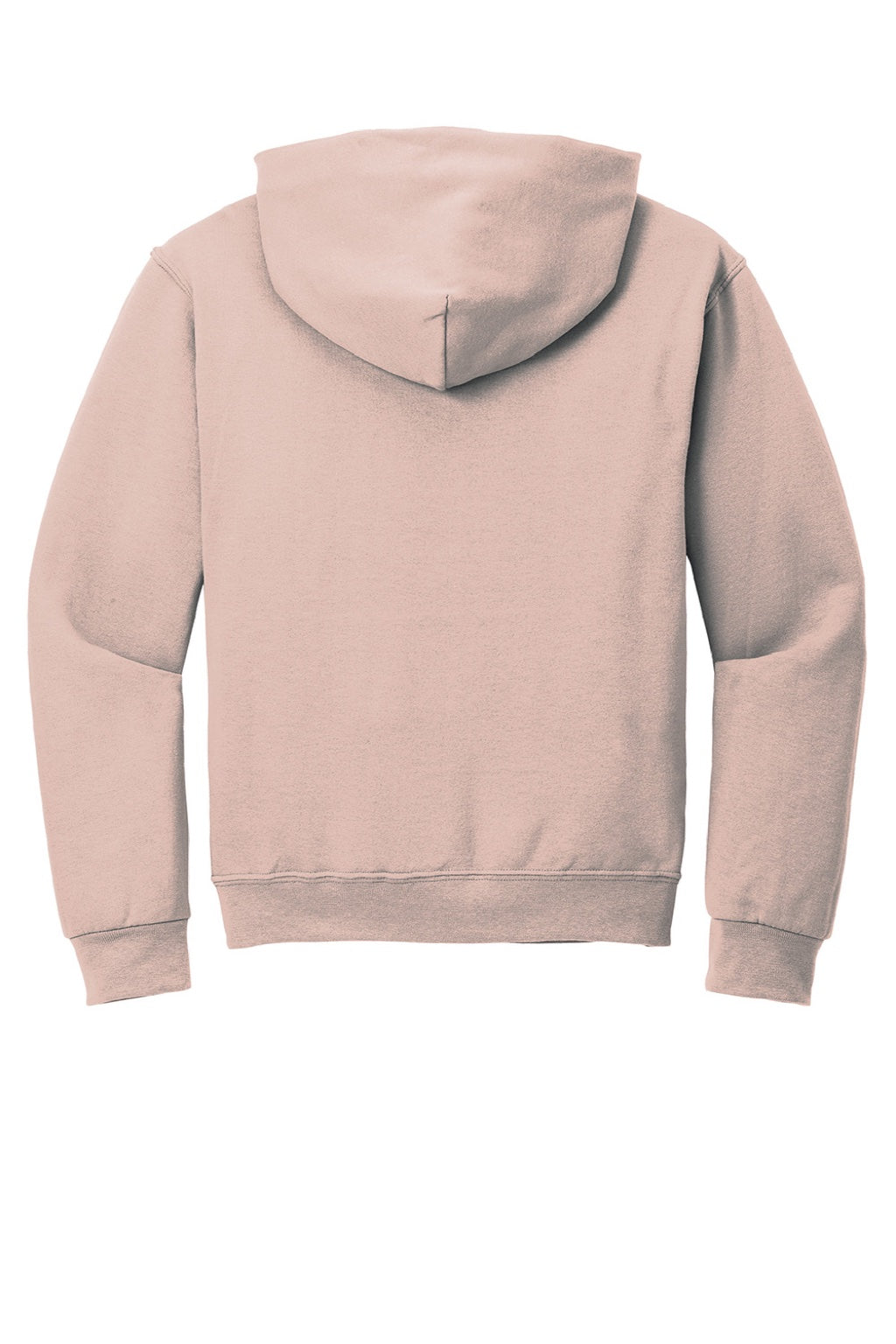 Jerzees 996M/996MR Mens NuBlend Pill Resistant Fleece Hooded Sweatshirt Hoodie w/ Pouch Pocket Blush Pink Flat Back