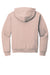 Jerzees 996M/996MR Mens NuBlend Pill Resistant Fleece Hooded Sweatshirt Hoodie w/ Pouch Pocket Blush Pink Flat Back