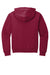 Jerzees 996M/996MR Mens NuBlend Pill Resistant Fleece Hooded Sweatshirt Hoodie w/ Pouch Pocket Cardinal Red Flat Back
