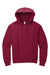 Jerzees 996M/996MR Mens NuBlend Pill Resistant Fleece Hooded Sweatshirt Hoodie w/ Pouch Pocket Cardinal Red Flat Front