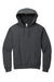 Jerzees 996M/996MR Mens NuBlend Pill Resistant Fleece Hooded Sweatshirt Hoodie w/ Pouch Pocket Charcoal Grey Flat Front