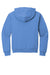 Jerzees 996M/996MR Mens NuBlend Pill Resistant Fleece Hooded Sweatshirt Hoodie w/ Pouch Pocket Columbia Blue Flat Back