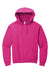 Jerzees 996M/996MR Mens NuBlend Pill Resistant Fleece Hooded Sweatshirt Hoodie w/ Pouch Pocket Cyber Pink Flat Front