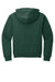Jerzees 996M/996MR Mens NuBlend Pill Resistant Fleece Hooded Sweatshirt Hoodie w/ Pouch Pocket Forest Green Flat Back