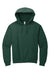 Jerzees 996M/996MR Mens NuBlend Pill Resistant Fleece Hooded Sweatshirt Hoodie w/ Pouch Pocket Forest Green Flat Front