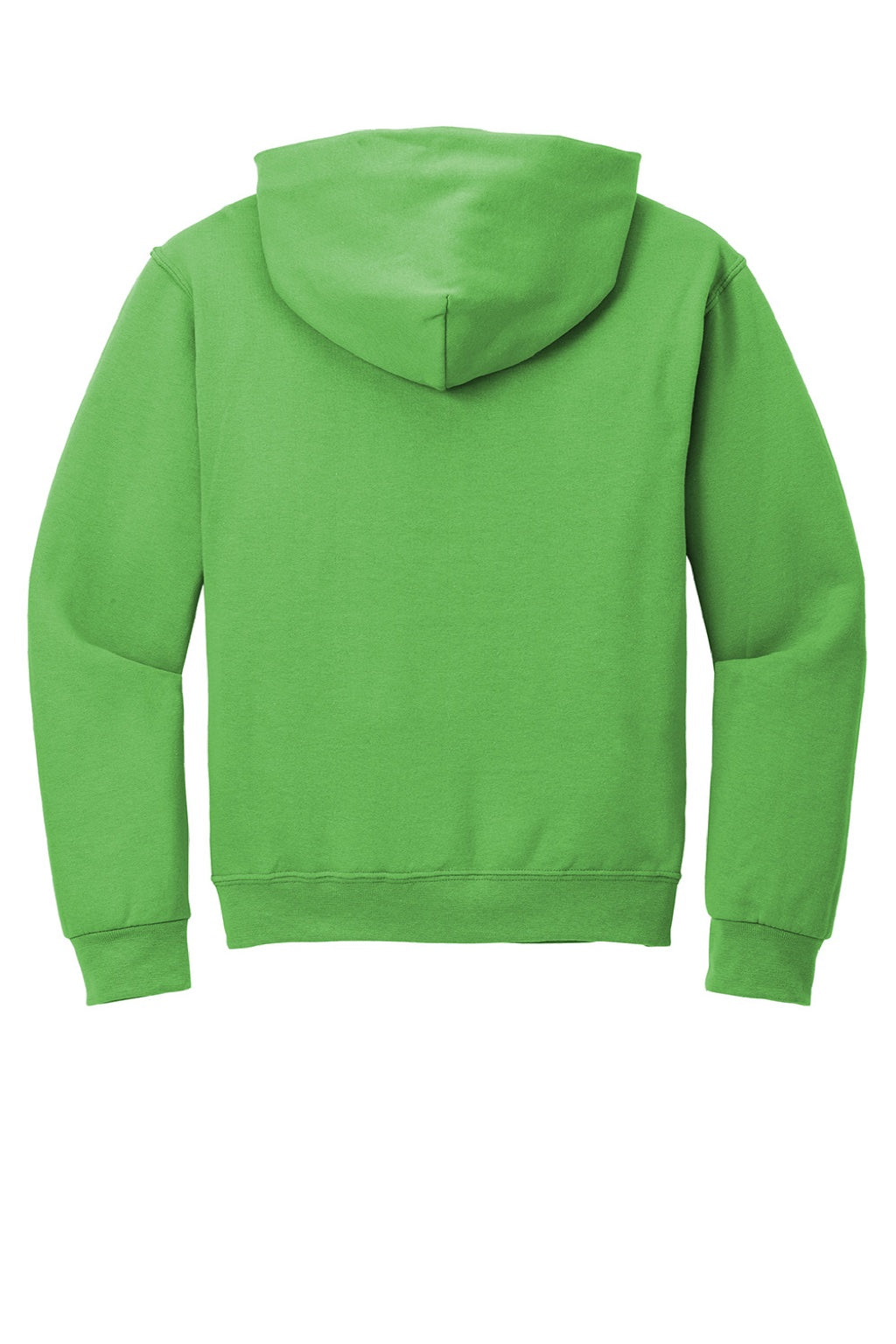 Jerzees 996M/996MR Mens NuBlend Pill Resistant Fleece Hooded Sweatshirt Hoodie w/ Pouch Pocket Kiwi Green Flat Back