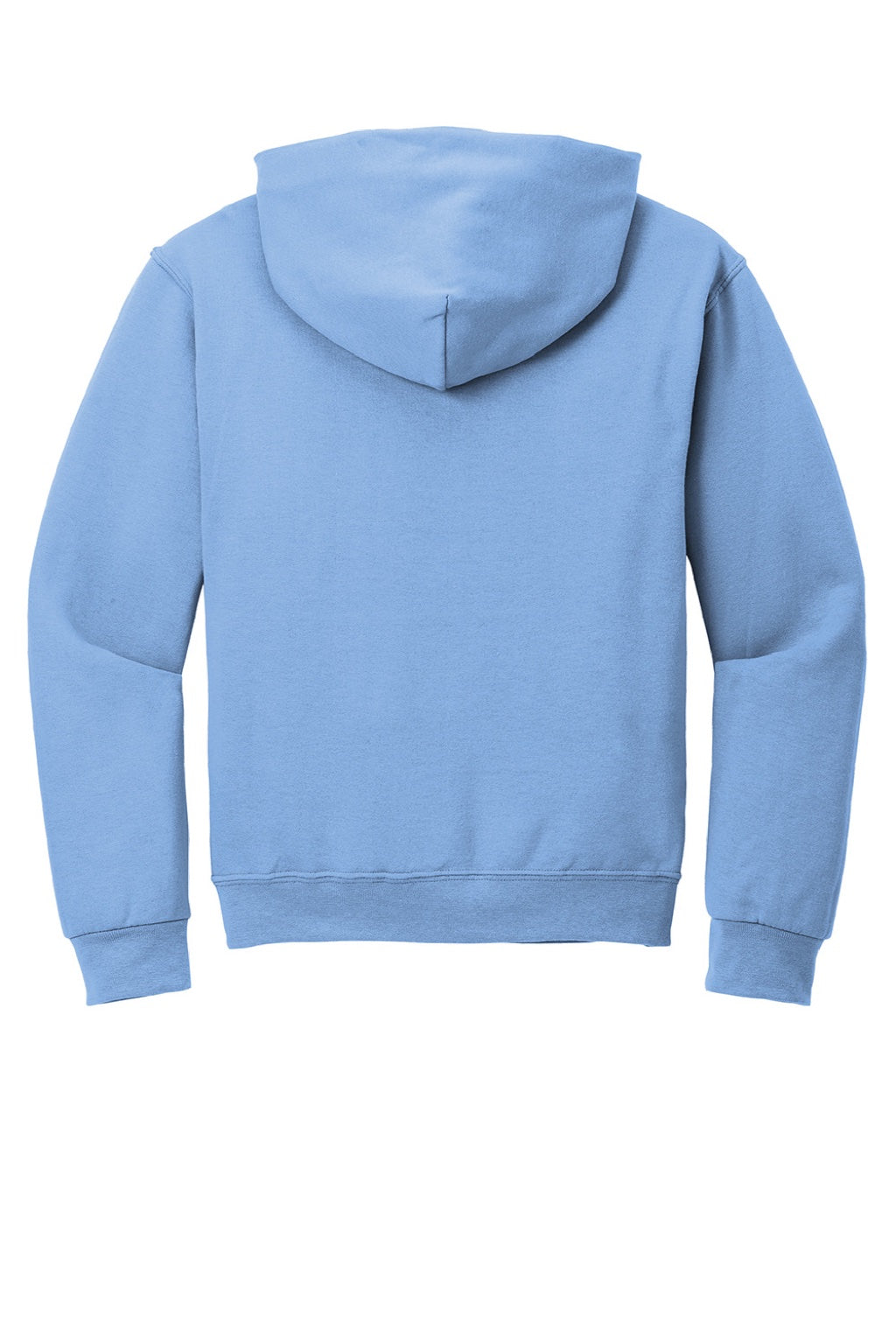 Jerzees 996M/996MR Mens NuBlend Pill Resistant Fleece Hooded Sweatshirt Hoodie w/ Pouch Pocket Light Blue Flat Back