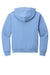 Jerzees 996M/996MR Mens NuBlend Pill Resistant Fleece Hooded Sweatshirt Hoodie w/ Pouch Pocket Light Blue Flat Back