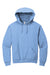 Jerzees 996M/996MR Mens NuBlend Pill Resistant Fleece Hooded Sweatshirt Hoodie w/ Pouch Pocket Light Blue Flat Front