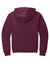 Jerzees 996M/996MR Mens NuBlend Pill Resistant Fleece Hooded Sweatshirt Hoodie w/ Pouch Pocket Maroon Flat Back