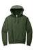 Jerzees 996M/996MR Mens NuBlend Pill Resistant Fleece Hooded Sweatshirt Hoodie w/ Pouch Pocket Military Green Flat Front