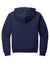 Jerzees 996M/996MR Mens NuBlend Pill Resistant Fleece Hooded Sweatshirt Hoodie w/ Pouch Pocket Navy Blue Flat Back