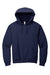 Jerzees 996M/996MR Mens NuBlend Pill Resistant Fleece Hooded Sweatshirt Hoodie w/ Pouch Pocket Navy Blue Flat Front