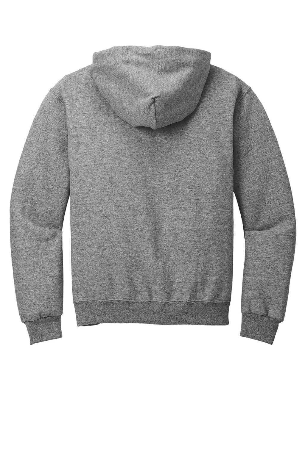 Jerzees 996M/996MR Mens NuBlend Pill Resistant Fleece Hooded Sweatshirt Hoodie w/ Pouch Pocket Oxford Grey Flat Back