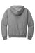 Jerzees 996M/996MR Mens NuBlend Pill Resistant Fleece Hooded Sweatshirt Hoodie w/ Pouch Pocket Oxford Grey Flat Back