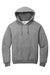 Jerzees 996M/996MR Mens NuBlend Pill Resistant Fleece Hooded Sweatshirt Hoodie w/ Pouch Pocket Oxford Grey Flat Front