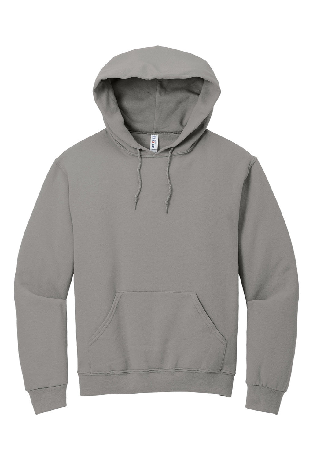Jerzees 996M/996MR Mens NuBlend Pill Resistant Fleece Hooded Sweatshirt Hoodie w/ Pouch Pocket Rock Grey Flat Front