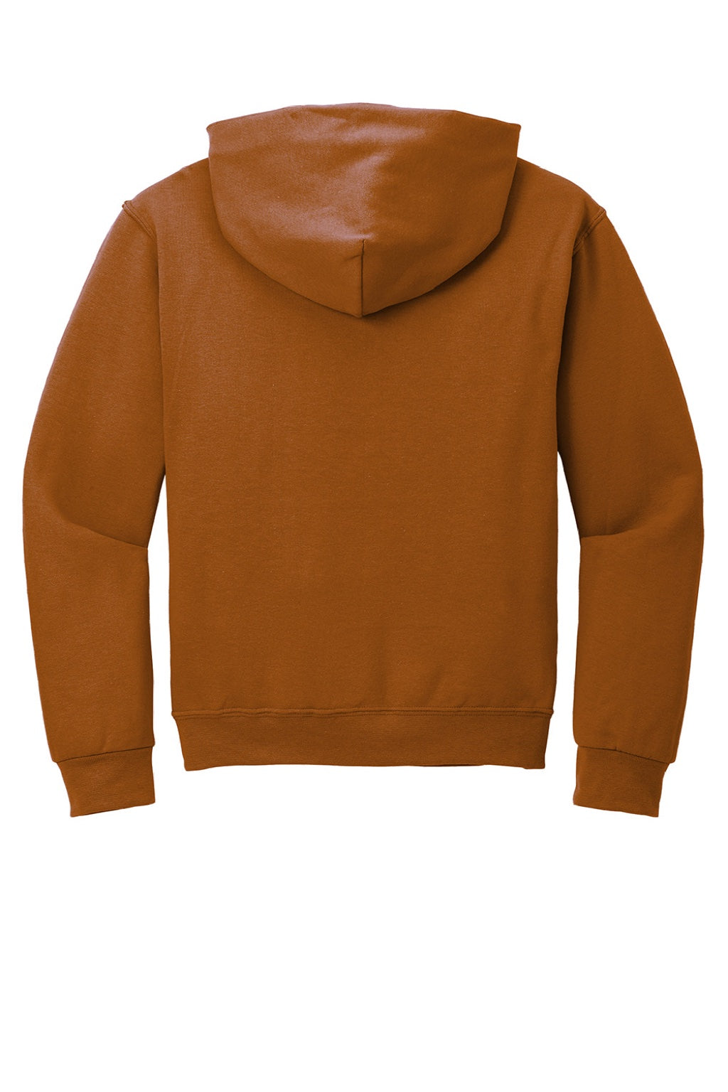Jerzees 996M/996MR Mens NuBlend Pill Resistant Fleece Hooded Sweatshirt Hoodie w/ Pouch Pocket Texas Orange Flat Back
