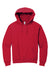 Jerzees 996M/996MR Mens NuBlend Pill Resistant Fleece Hooded Sweatshirt Hoodie w/ Pouch Pocket True Red Flat Front